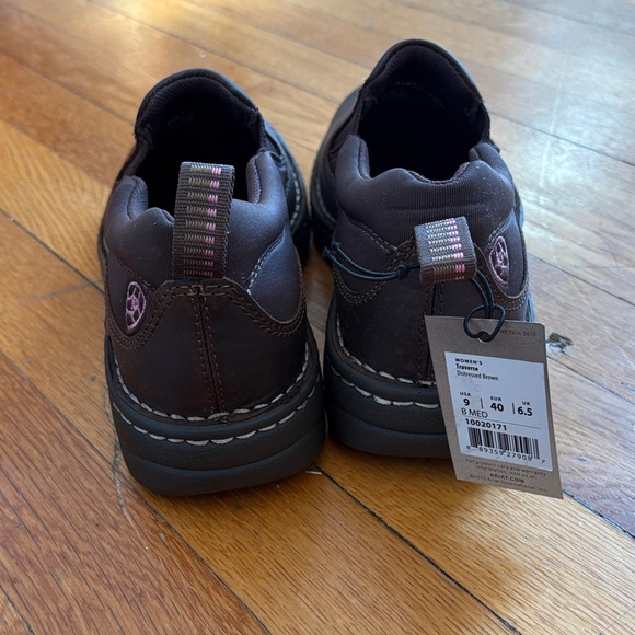 Ariat Women's Dark Brown Traverse Slip-On Loafers Size 9 - Picture 3 of 5